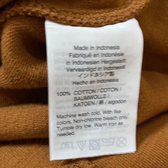 Madewell Texture & Thread Burnt Orange Wrap Top XXS - Picture 9 of 9